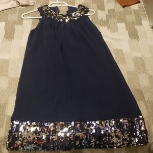 Navy blue dress